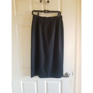 Vintage designer wool pencil skirt